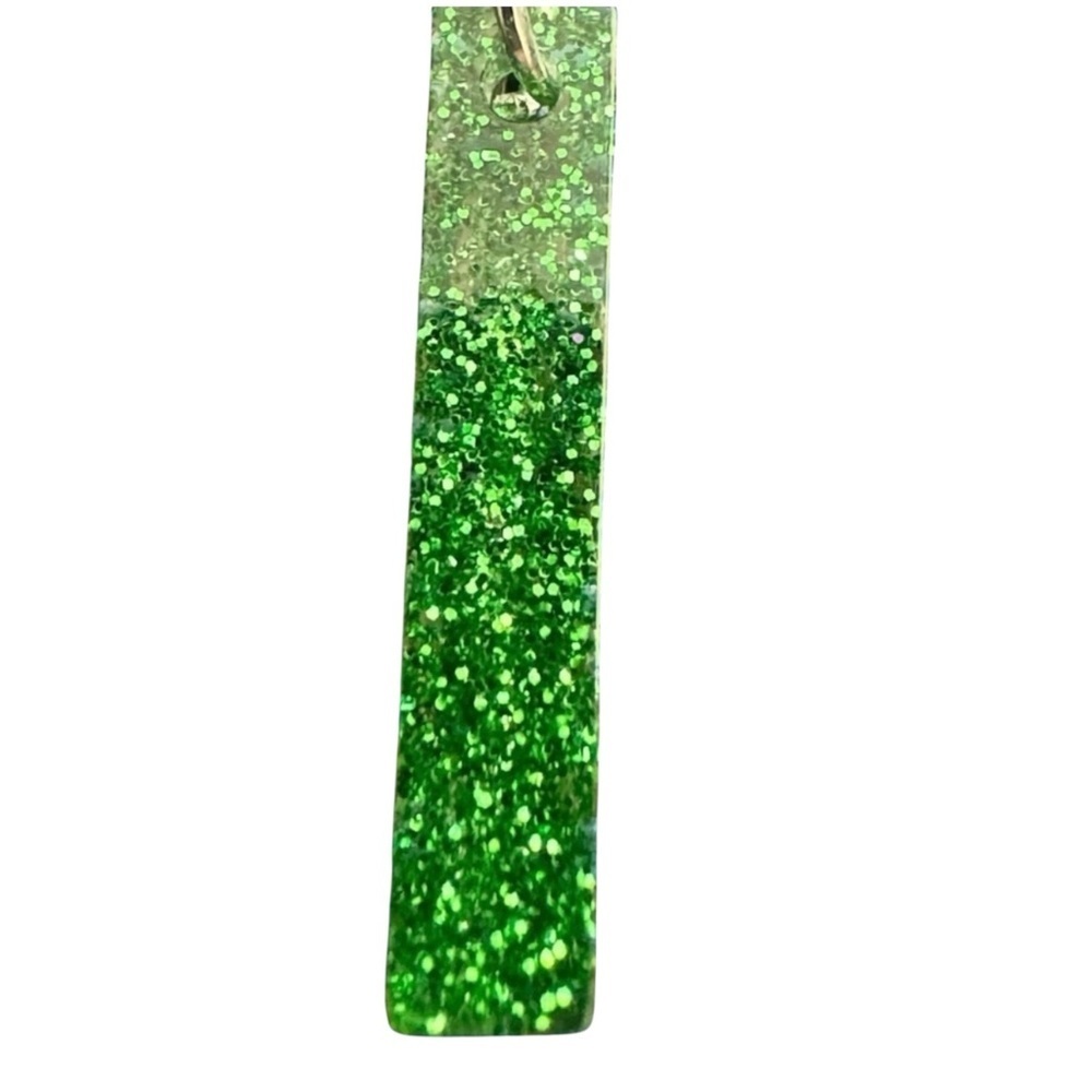 Resin Sparkle Earrings - Picture 5 of 6